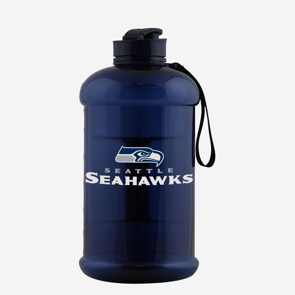 Seattle Seahawks Large Team Color Clear Sports Bottle FOCO - FOCO.com