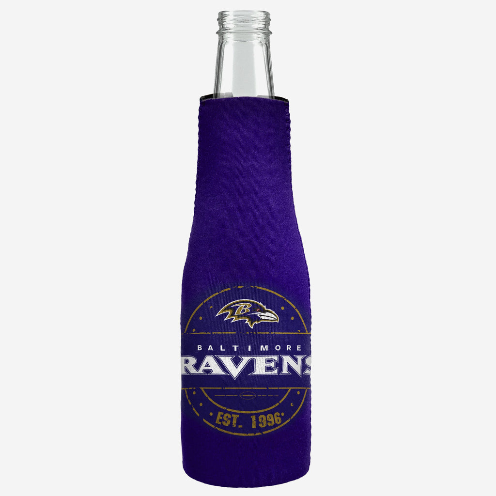 Baltimore Ravens Insulated Zippered Bottle Holder FOCO - FOCO.com