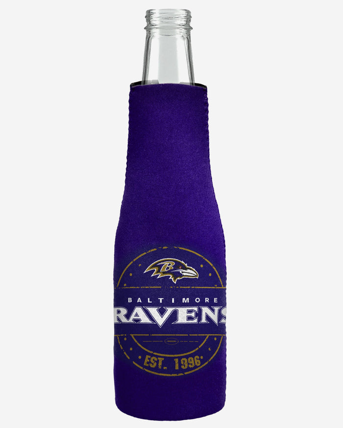 Baltimore Ravens Insulated Zippered Bottle Holder FOCO - FOCO.com