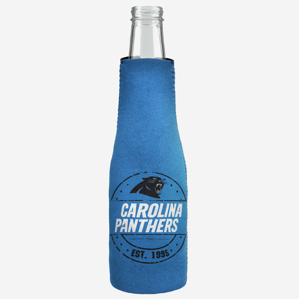 Carolina Panthers Insulated Zippered Bottle Holder FOCO - FOCO.com