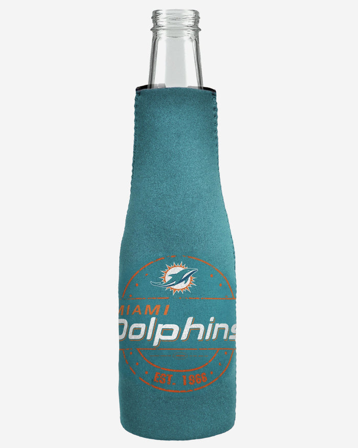 Miami Dolphins Insulated Zippered Bottle Holder FOCO - FOCO.com