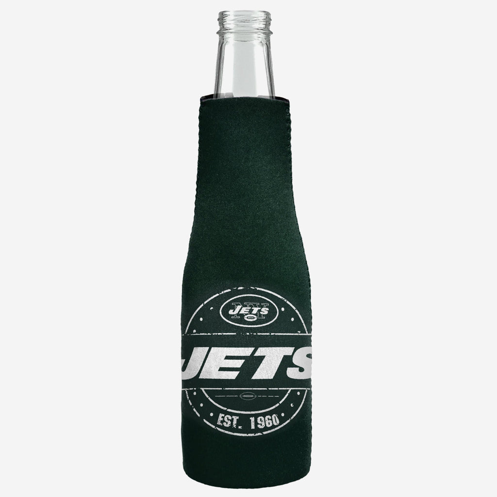 New York Jets Insulated Zippered Bottle Holder FOCO - FOCO.com