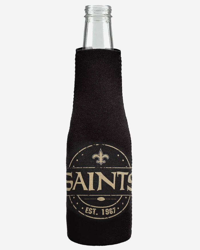 New Orleans Saints Insulated Zippered Bottle Holder FOCO - FOCO.com
