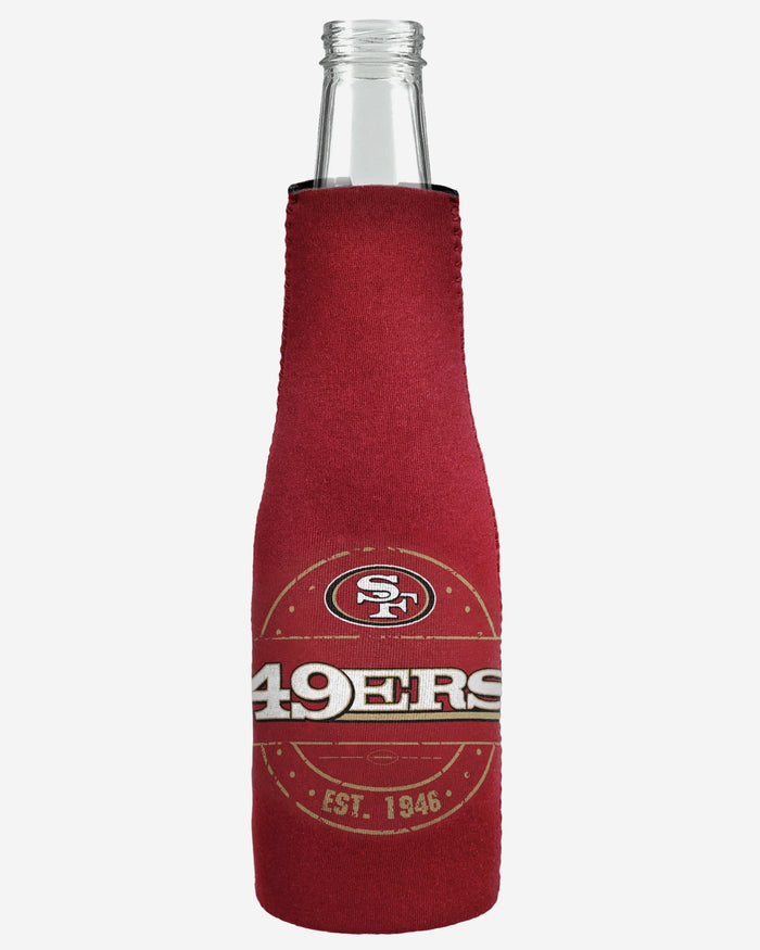 San Francisco 49ers Insulated Zippered Bottle Holder FOCO - FOCO.com