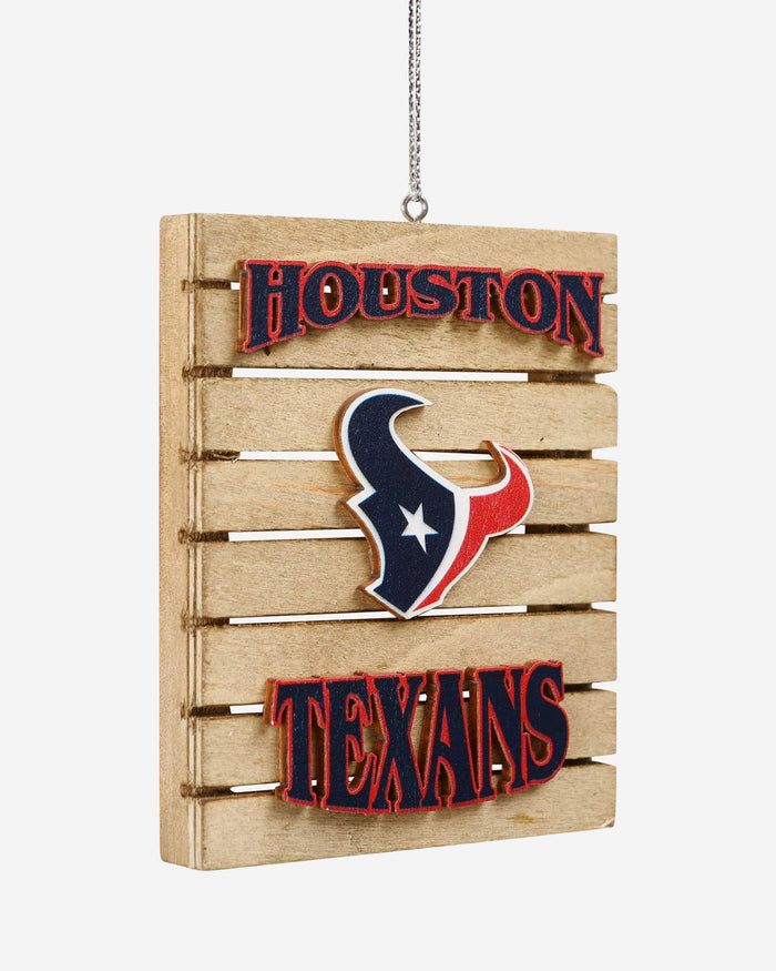Houston Texans Wood Pallet Sign Ornament FOCO - FOCO.com