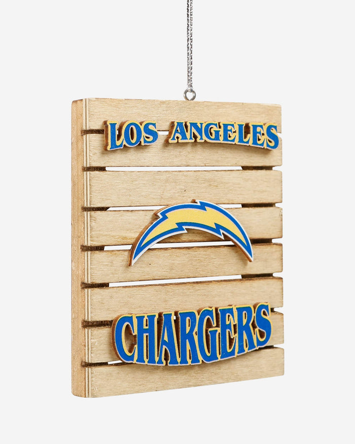 Los Angeles Chargers Wood Pallet Sign Ornament FOCO - FOCO.com