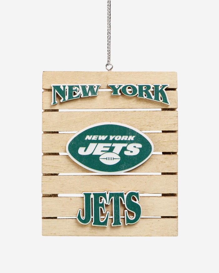 New York Jets Wood Pallet Sign Ornament FOCO - FOCO.com