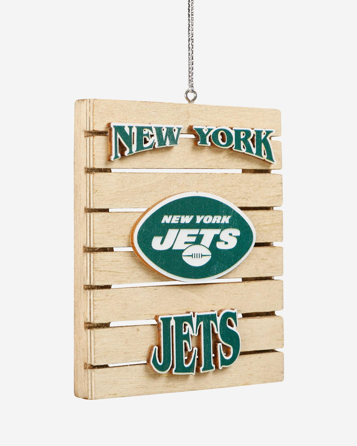 New York Jets Wood Pallet Sign Ornament FOCO - FOCO.com