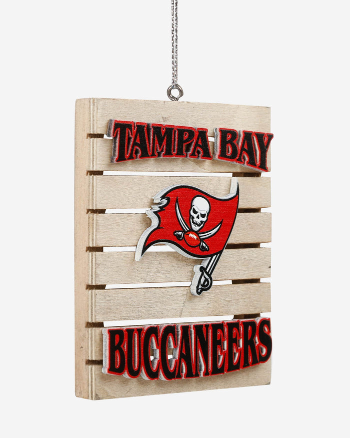 Tampa Bay Buccaneers Wood Pallet Sign Ornament FOCO - FOCO.com