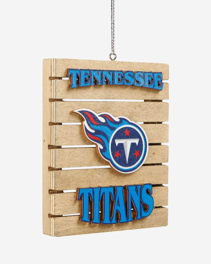Tennessee Titans Wood Pallet Sign Ornament FOCO - FOCO.com