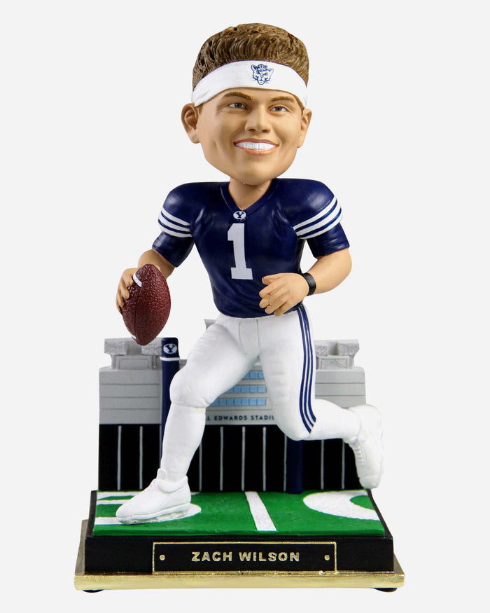 Zach Wilson BYU Cougars Gates Series Bobblehead FOCO - FOCO.com