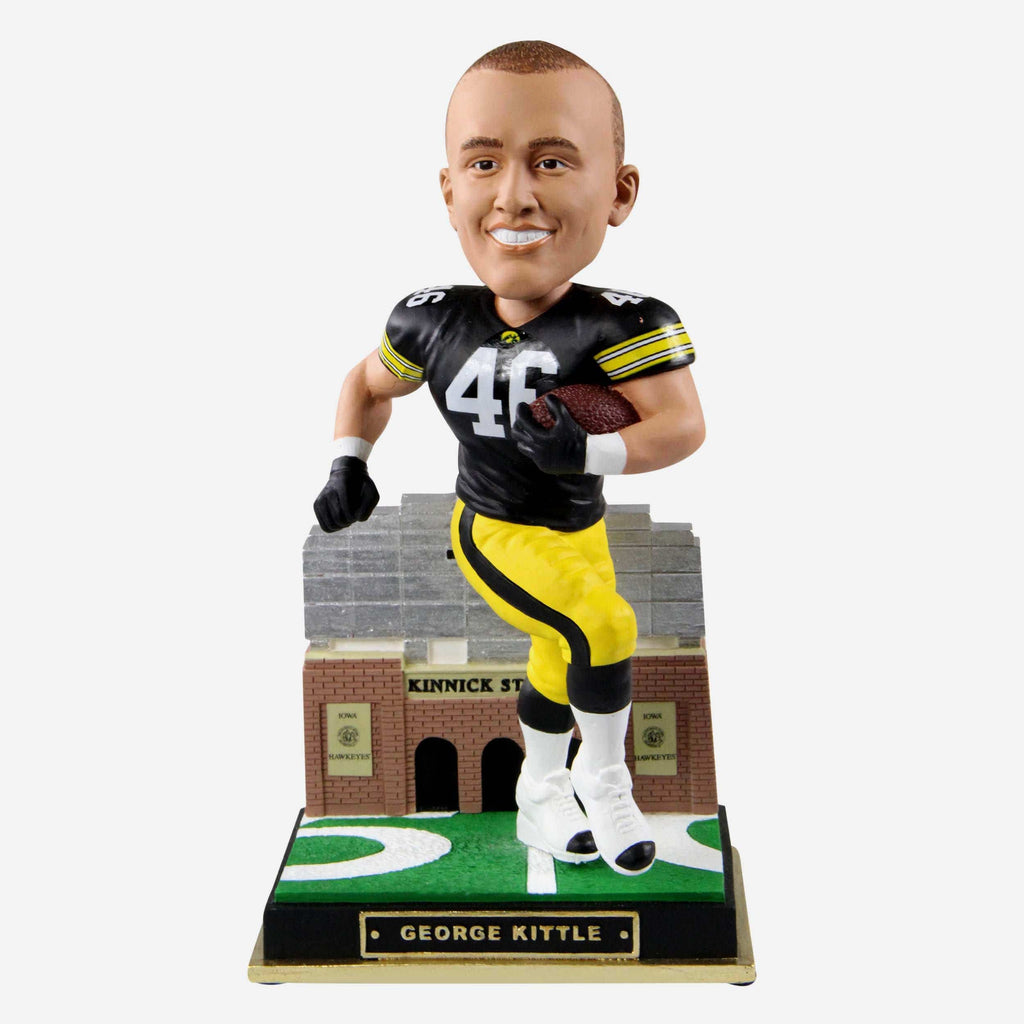 George Kittle Iowa Hawkeyes Gates Series Bobblehead FOCO - FOCO.com