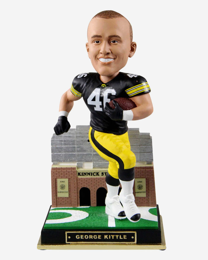 George Kittle Iowa Hawkeyes Gates Series Bobblehead FOCO - FOCO.com